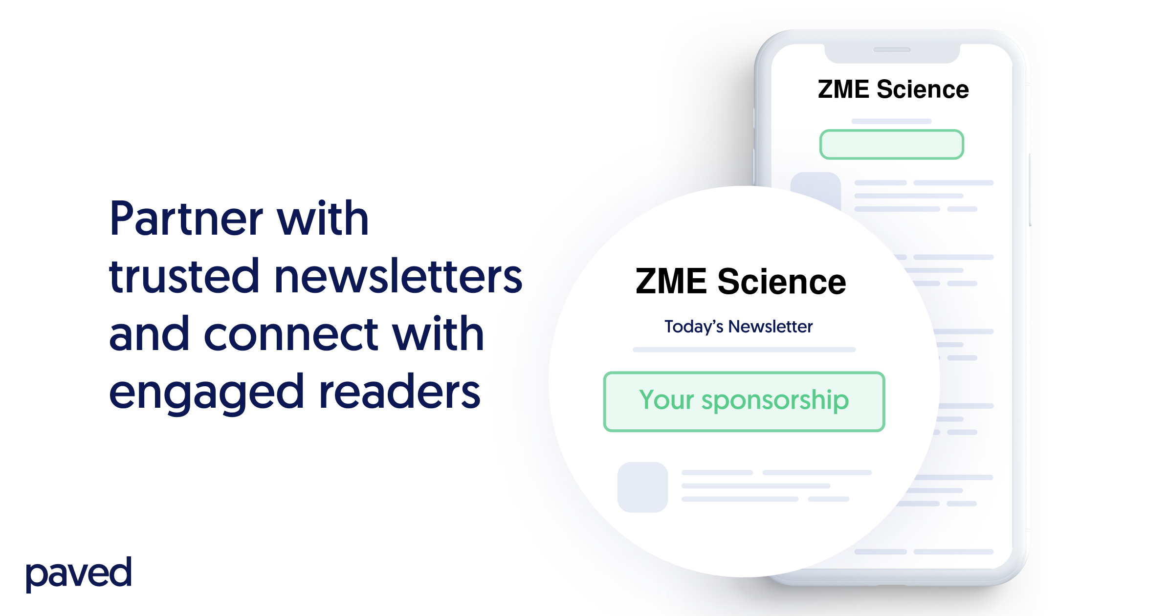 ZME Science Sponsored Email Advertising Paved
