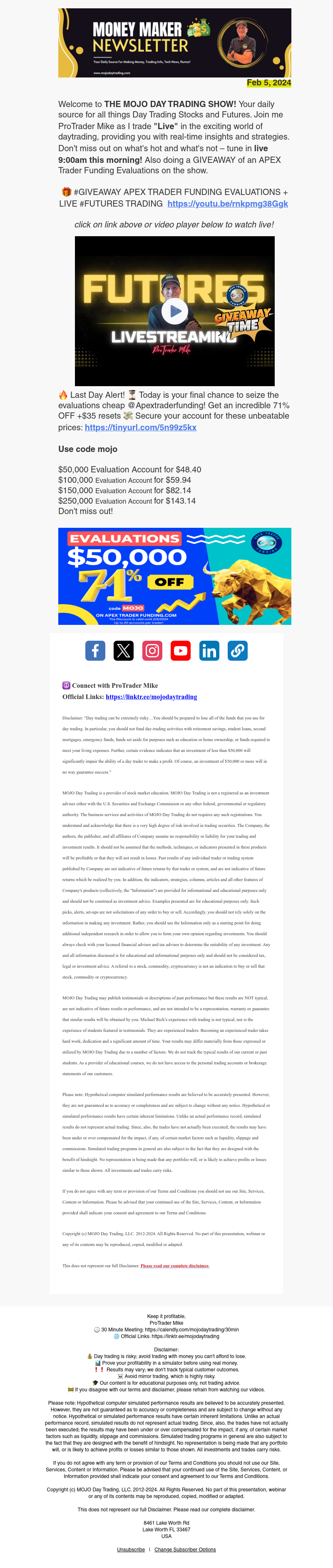 MOJO DAILY NEWSLETTER Sponsorships | Paved
